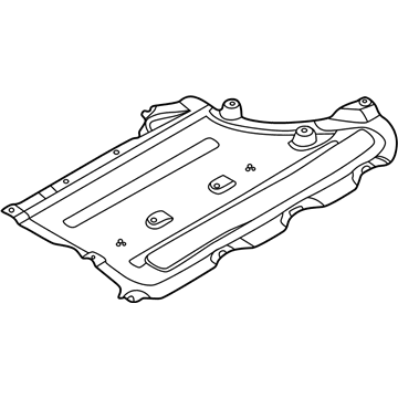 BMW 51759850507 UNDERBODY PANELLING, SIDE ON