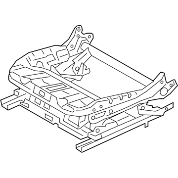 BMW 52107459214 SEAT FRAME, ELECTR. RIGHT