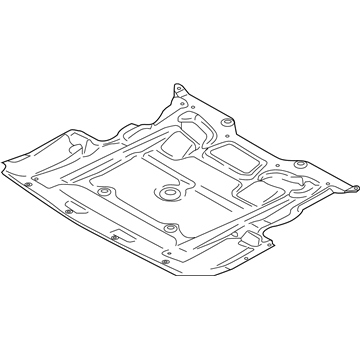 BMW 51757185112 Engine Compartment Shielding, Front