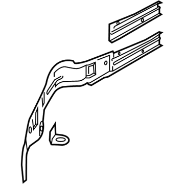 BMW 41007413068 Closing Plate, Longitudinal Member,Right