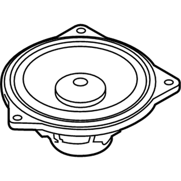 BMW 65139804157 Mid-Range Speaker, Stereo/Hifi