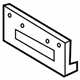 BMW 51117295287 Support, Number Plate