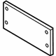 BMW 51117373467 Licence Plate Base