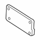 BMW 51138062182 Licence Plate Base