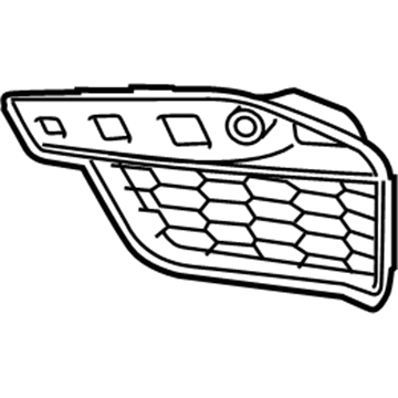 BMW 51118056261 Grille, Side, Open, Left