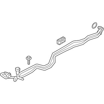 BMW 17227601763 Transmission Oil Cooler Line