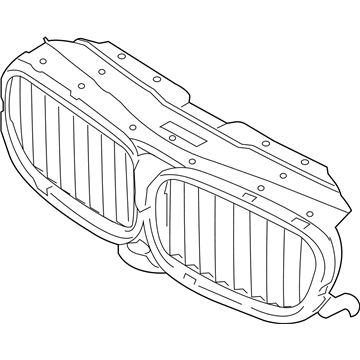 BMW 51137497205 Air Flaps, Top