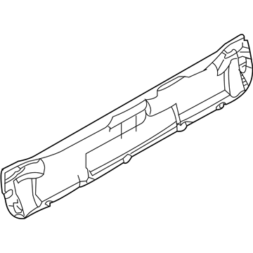 BMW 51497172147 Lower Tail Lid Trim Panel