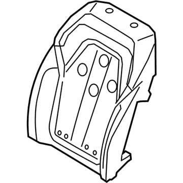 BMW 52107354609 Foam Section, Comfort Backrest, A/C,Left