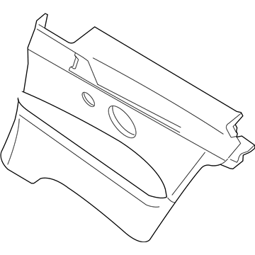 BMW 51437218824 Lateral Trim Panel Rear Right