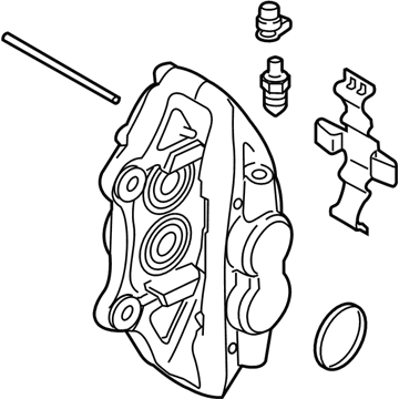 BMW 34116870628 Brake Caliper Right