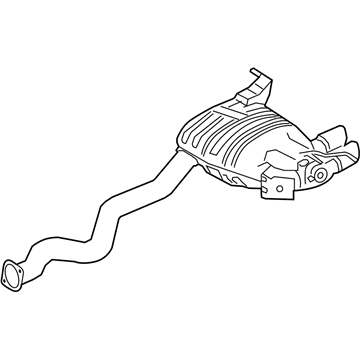 2015 BMW X1 Exhaust Resonator - 18307615958