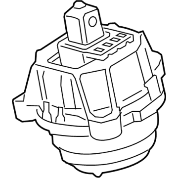 BMW 760i xDrive Engine Mount - 22119847739