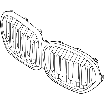 BMW 51138080619 GRILL FRONT