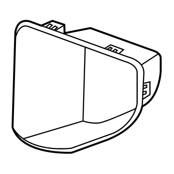 BMW 51118075906 TRIM BRAKE VENTILATION DUCT