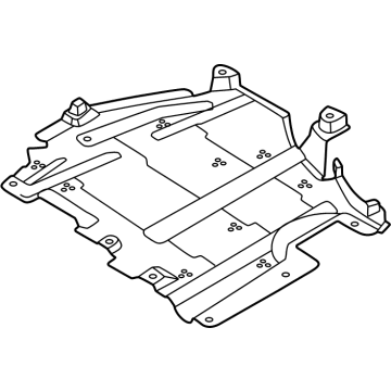 BMW 51758493722 UNDERSHIELD FOR TANK, RIGHT