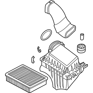 BMW X5 Air Filter Box - 13717503559