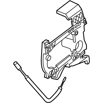 BMW 51217197313 Carrier, Outside Door Handle, Left