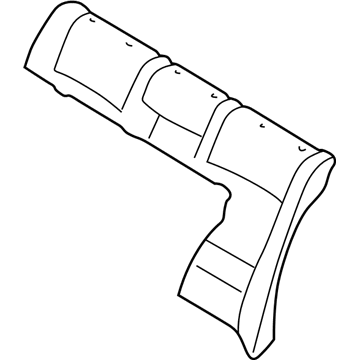 BMW 52208159681 Foam Plastic Backrest