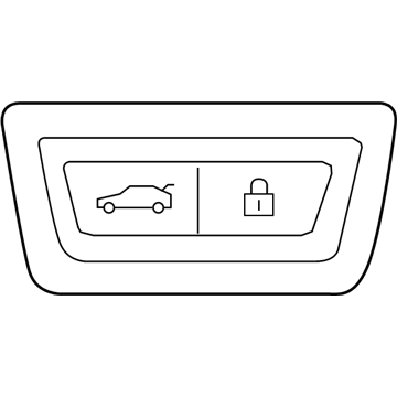 BMW M440i Door Lock Switch - 61315A64C24