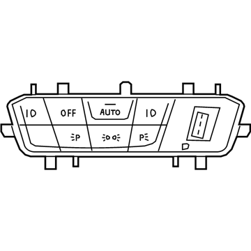 BMW 61315A16AB2 CONTROL ELEMENT LIGHT