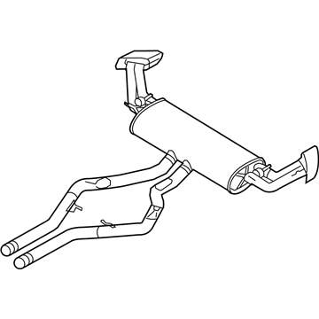 BMW 18307645675 Rear Muffler