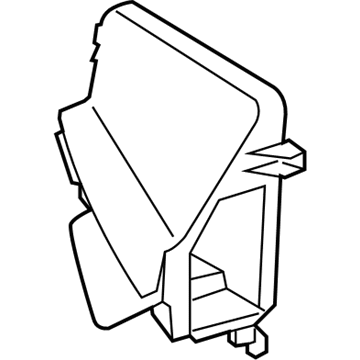 BMW 51747320266 Air Duct Displaced Radiator Right