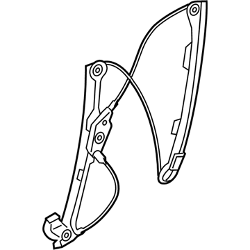 2006 BMW 525i Window Regulator - 51337184383