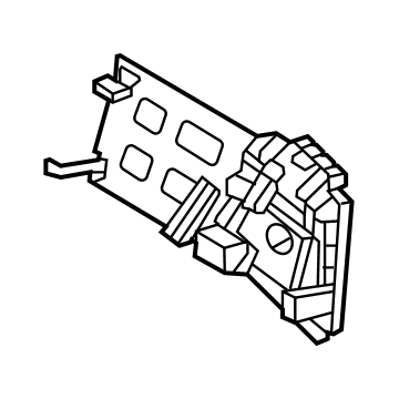 BMW 52109893491 SUPPORT, TRIM, LEFT