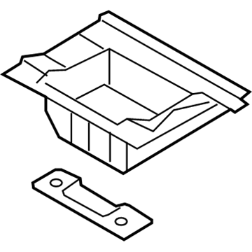 BMW 740i Floor Pan - 41127310119