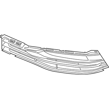 BMW 51117385277 Grille, Air Inlet, Open, Left