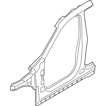 BMW 41007436157 Column A Exterior, Left