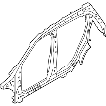 BMW 41007467308 SIDE FRAME, CENTER RIGHT