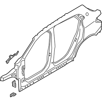 BMW 41007467310 Side Frame, Exterior, Right