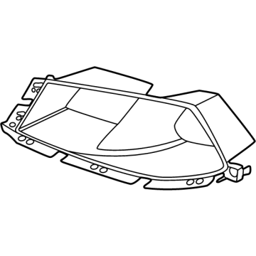 BMW 51118074773 FRAME AIR INLET LEFT