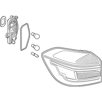 BMW 63219853374 REAR LIGHT IN THE SIDE PANEL