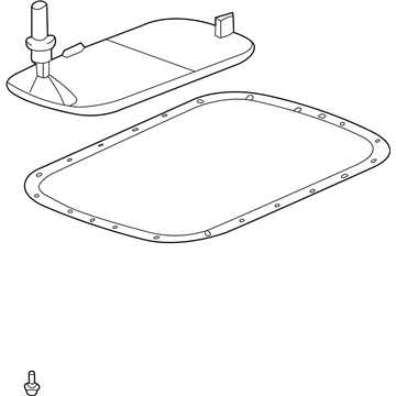 BMW 24117571204 Gasket, Oil Pan