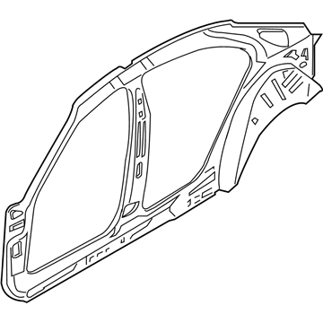 BMW 41217044859 Left Interior Side Frame