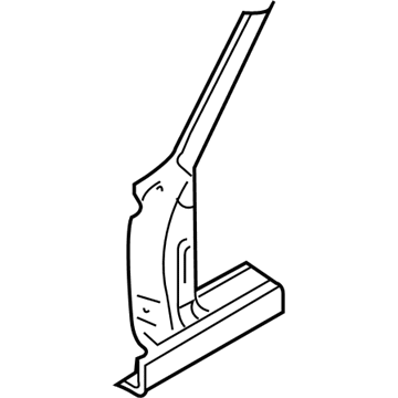 BMW 41217044884 Column A Exterior, Right