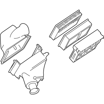 BMW 13711436679 Intake Silencer