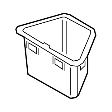 BMW 51477470523 Storage Compartment.Luggage Compartment.Trim Pan.Right.