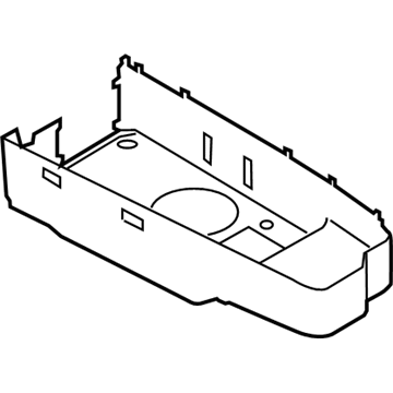 BMW 51169217613 Center Console Storing Partition