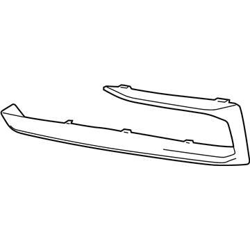 BMW 51117449691 Chrome Strip, Left