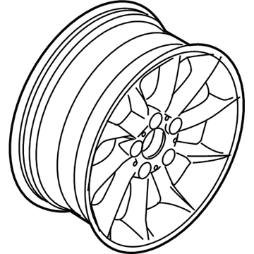 BMW 36116771157 Light Alloy Rim