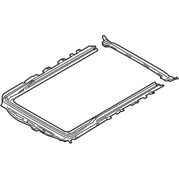 BMW 54107488434 Panoramic Roof, Frame