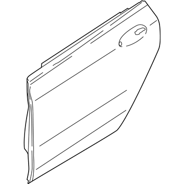 BMW 41007482637 Door, Aluminium, Rear Left