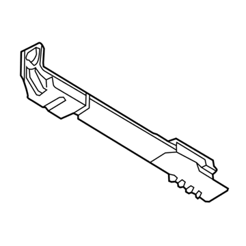 BMW 17117644872 Module Carrier, Right