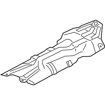 BMW 11658600299 Heat Shield, Turbocharger, Bottom