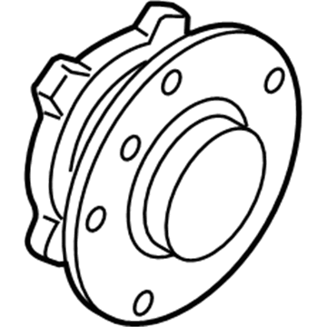 BMW 31207857506 Wheel Hub With Bearing, Front