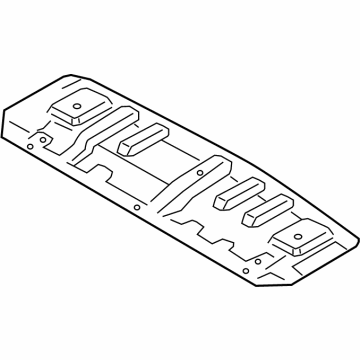 BMW 41135A37AA3 PARTITION, UPPER TRUNK